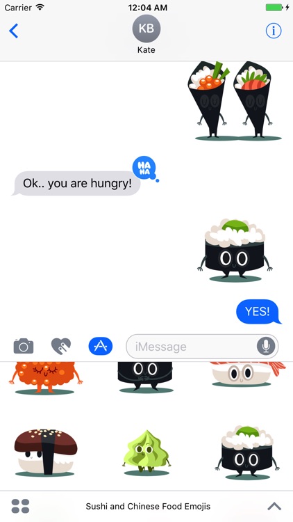 Sushi and Chinese Food Emojis