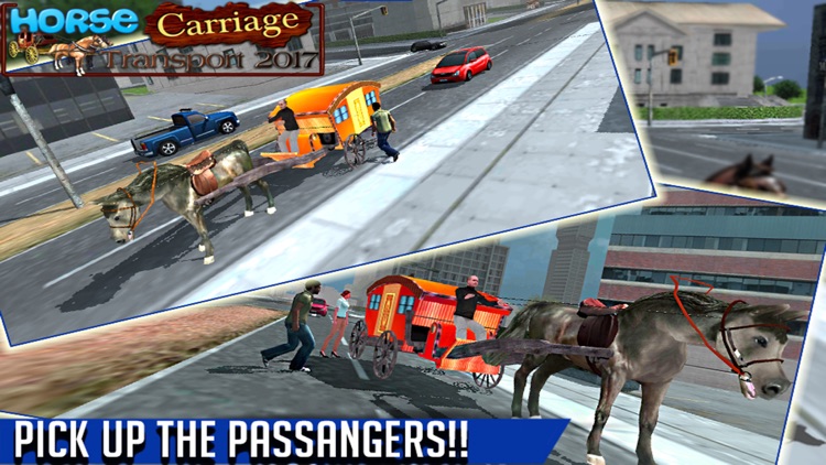 Horse Carriage Transport 3d