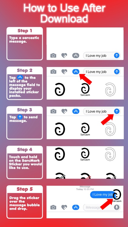 SarcMark - Sarcasm Punctuation Stickers screenshot-3