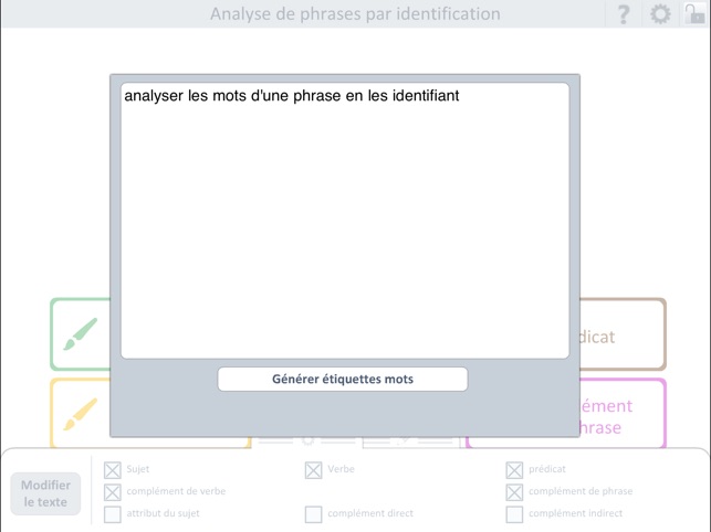 Outils pour l'école : Analyse grammaticale 1(圖2)-速報App