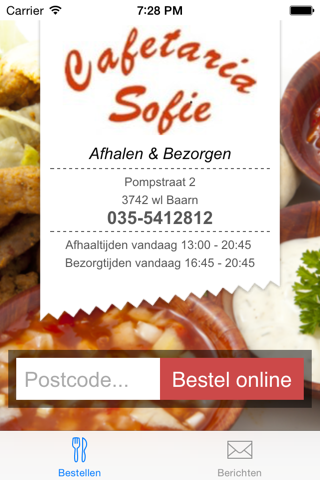 Cafetaria Sofie screenshot 2