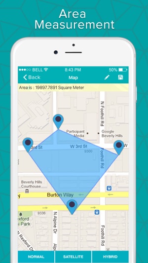 GPS Area Calculator - Geo Map Distance M