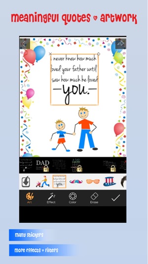 Father's Day Cards - Photo Frames Creator & Quotes(圖3)-速報App