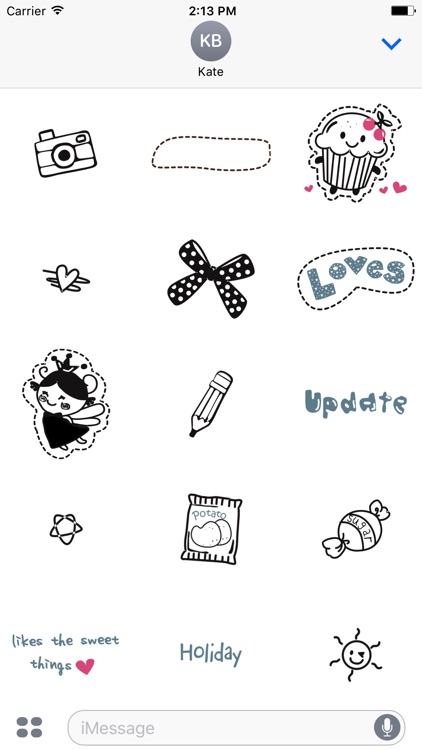 Comic Talk Stickers Pack 04