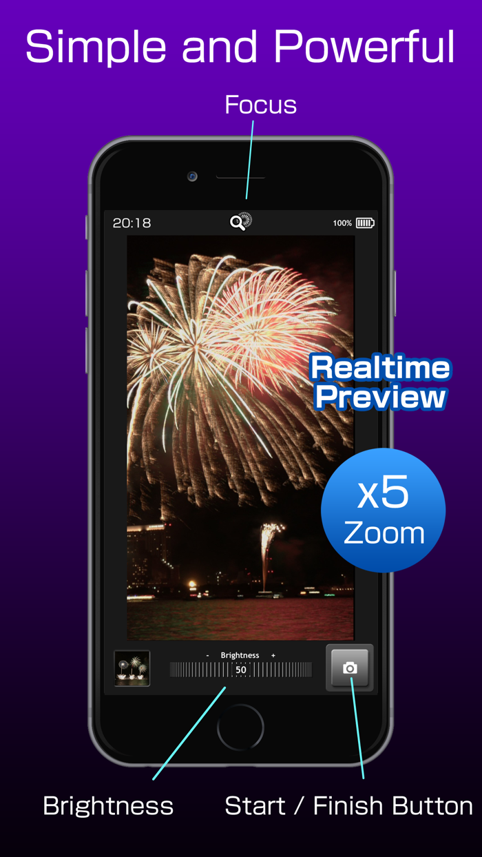 Fireworks Bulb Camera Pro