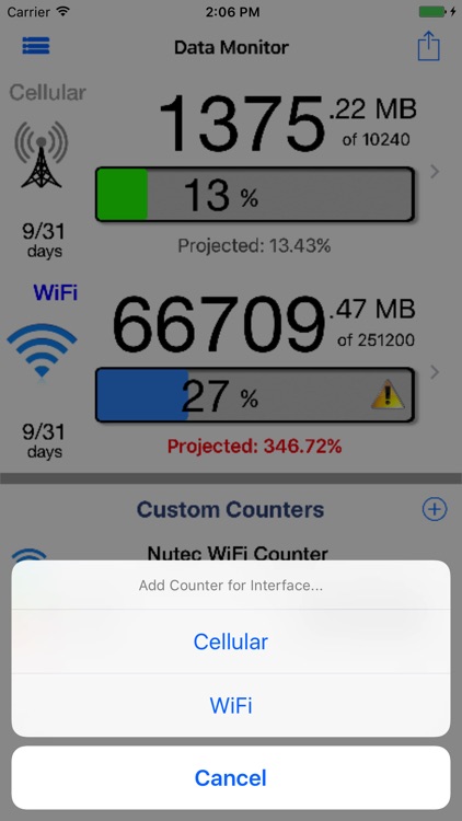 Data Monitor Pro - Control Data Usage in Real Time screenshot-3