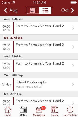 Milford Infants' School screenshot 2