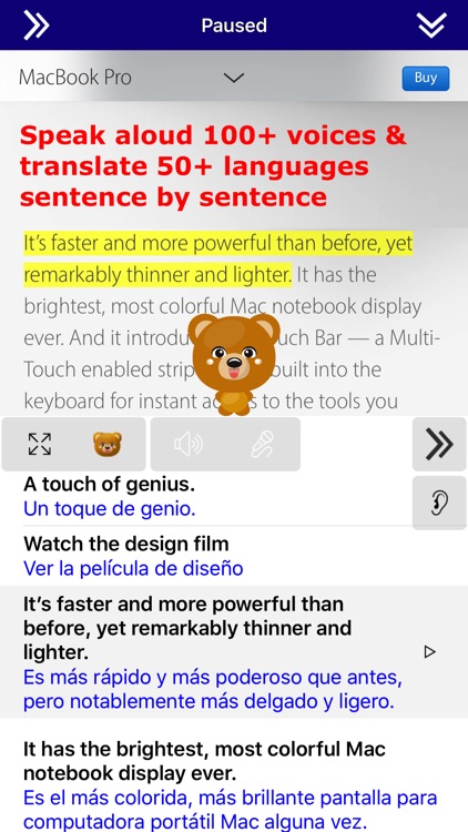 SpeakText for Me (Speak & Translate Text/Web/Doc)
