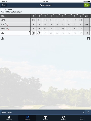 The OU Golf Club screenshot 3