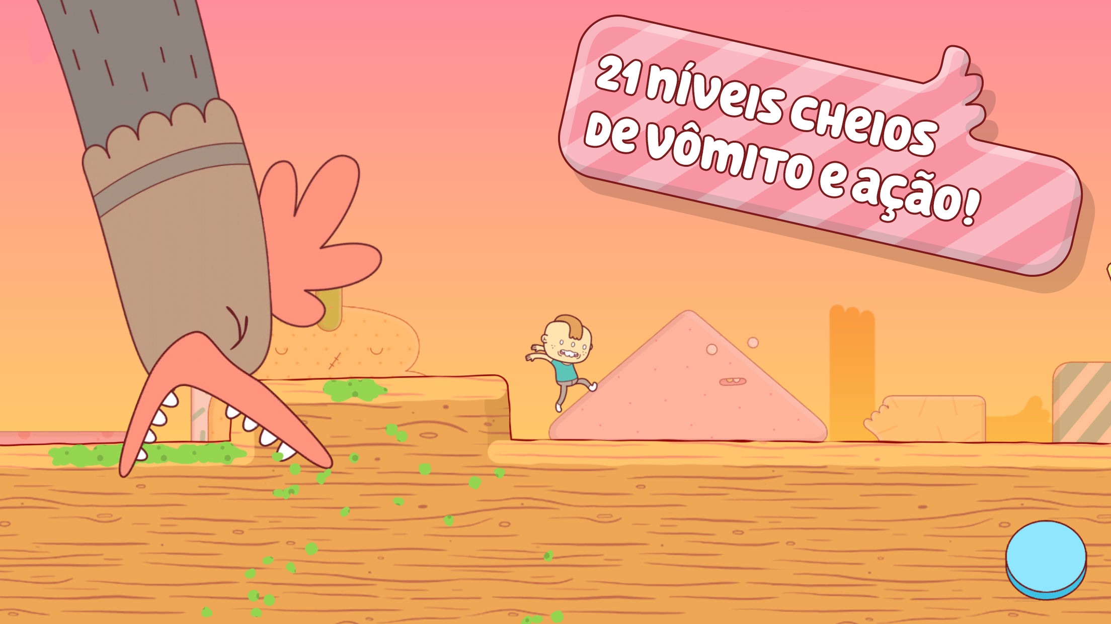 Screenshot do app Eggggg - O vomitador de plataforma