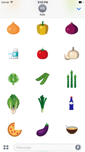 Food Eat Fruits and Vegetables Stickers Pack(圖2)-速報App