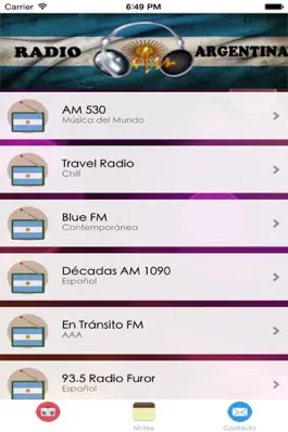 Game screenshot A+ Radios De Argentina - Musica Argentina - apk