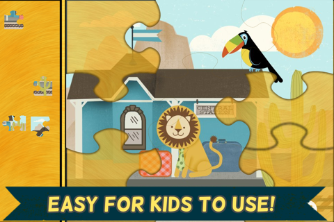 Train Games for Kids: Zoo Railroad Car Puzzles All screenshot 3
