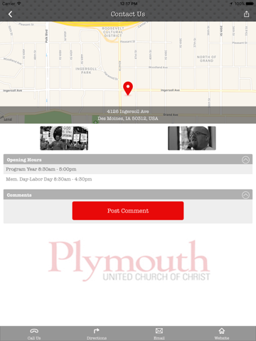 Plymouth Church DSM screenshot 3