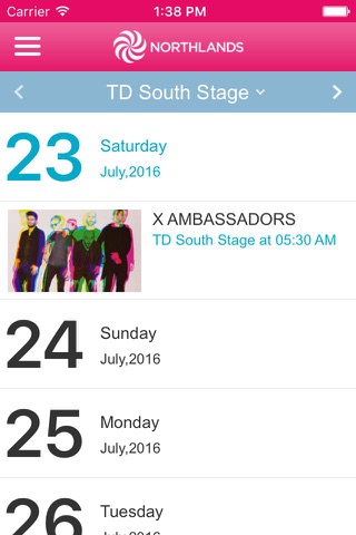 Northlands App screenshot 2