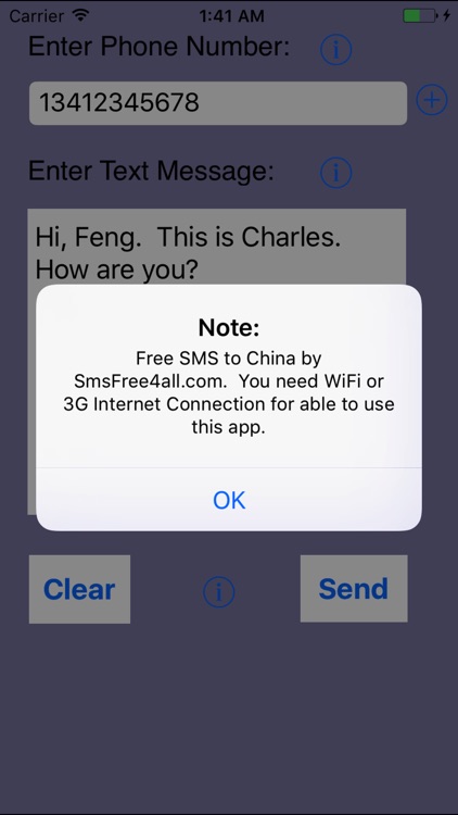 SMS China - Send Unlimited SMS to China screenshot-3