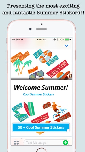 Animated Summer Wishes & Stickers For iMessage(圖2)-速報App