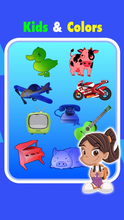 Toddlers learning with preschool game