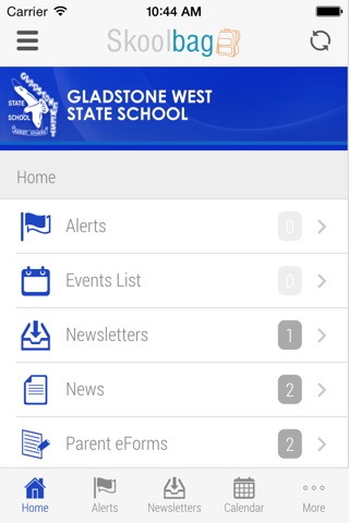 Gladstone West State School - Skoolbag screenshot 2