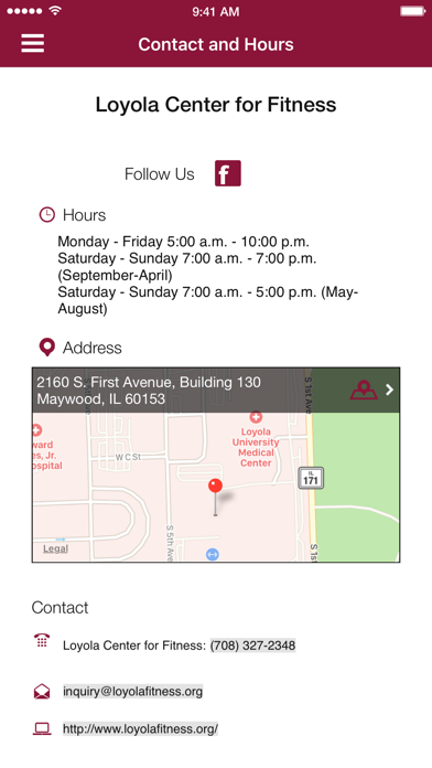 Loyola Center for Fitness screenshot 3