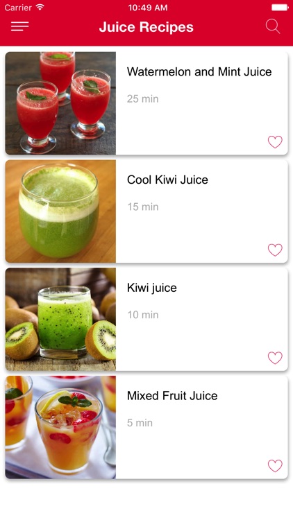 Fresh Juice Recipe