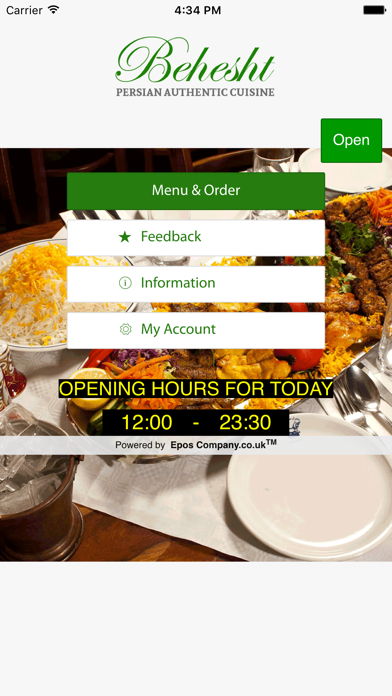 How to cancel & delete Behesht Restaurant London from iphone & ipad 1