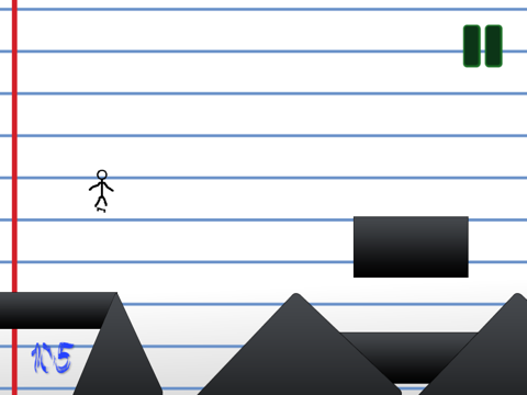 Stick-man Paper Skateboarding Extreme Game 2 - náhled