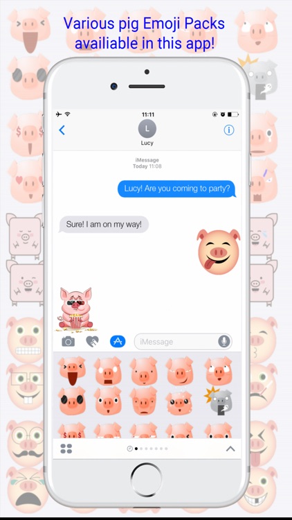 Pig Emoji - Cute Piggy Emojis Keyboard