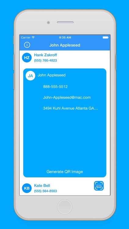 Share and Scan Contact