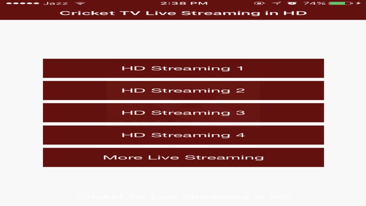 Cricket TV Live Streaming Matches