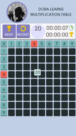 Game screenshot Dora Learns Multiplication Table apk