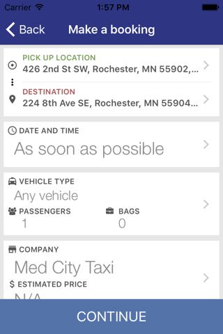 Med City Taxi of Rochester screenshot 2