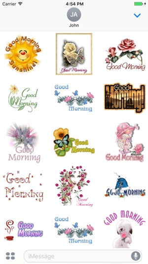 Animated Good Morning & Afternoon & Night Stickers(圖1)-速報App