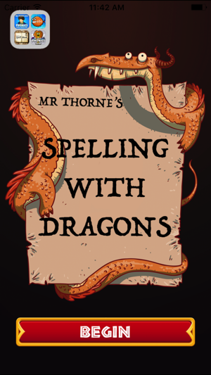 Mr Thorne's Spelling with Dragons