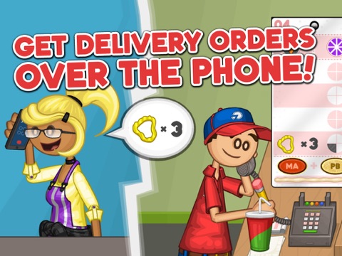 Papa's Pizzeria HD screenshot 4