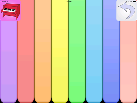 Kids piano sound touch screenshot 2