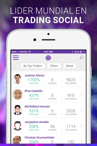 Tradeo Social Trading Platform screenshot 4