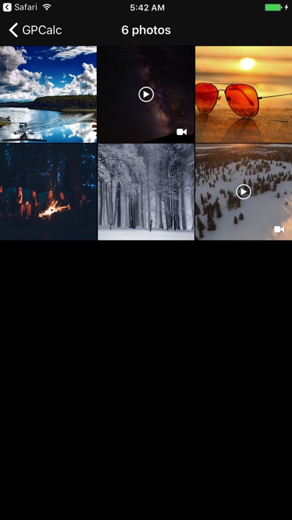 GPCalc - hidden photo gallery screenshot-3