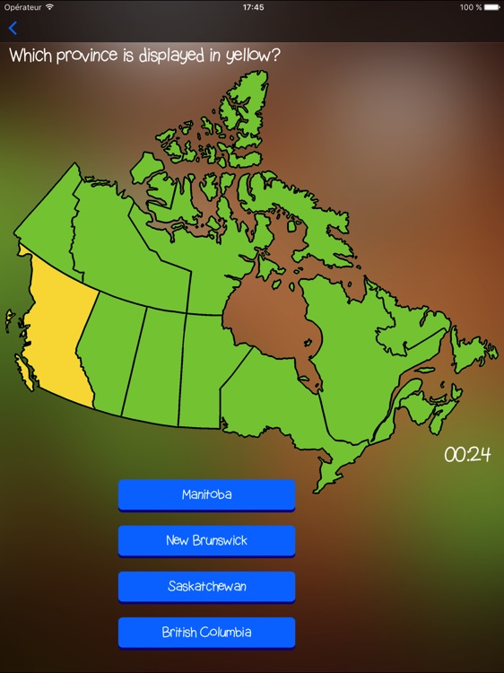 TopoTrainer Canada - Geography for everyone!