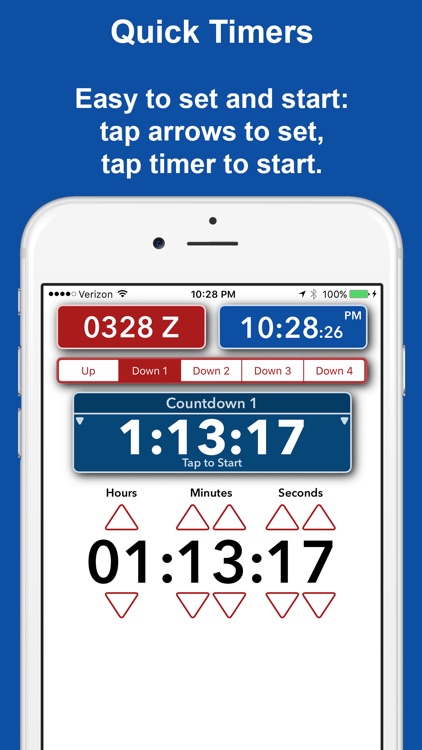 Timer Forit - Countdown Timers, Zulu & World Clock