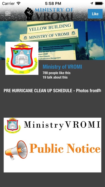 Ministry of VROMI
