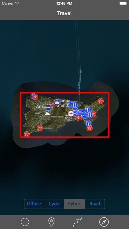 ISOLA DI CAPRI – GPS Travel Map Offline Navigator