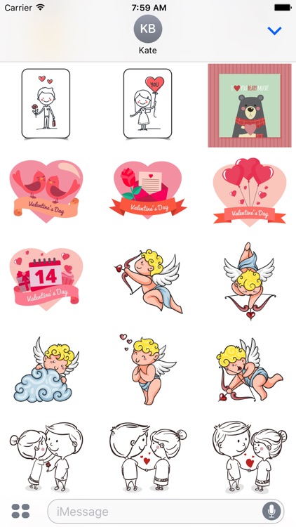 Valentine's Day & Love Stickers screenshot-3