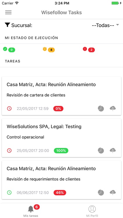 Wisefollow Tasks