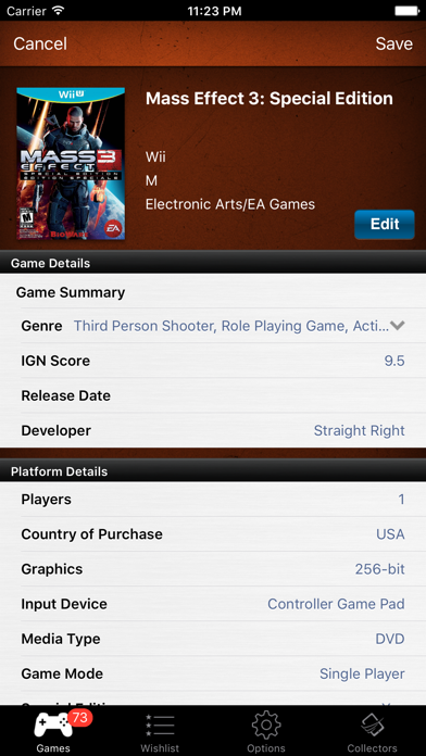 Video Games Database - UPC Game Scanner Collection screenshot