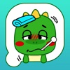 CUTE Mr.Dinosaur - CARTOON Sticker