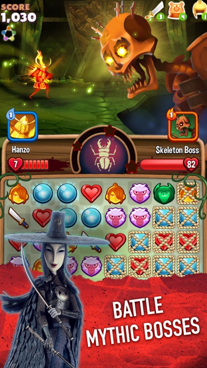 Kubo: A Samurai Quest ™ - Match, Collect, Battle! screenshot-4