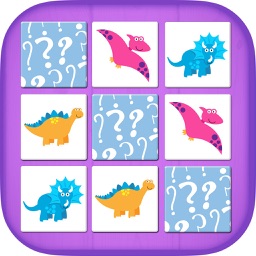 Memory dinosaurs – educational dinos memo game