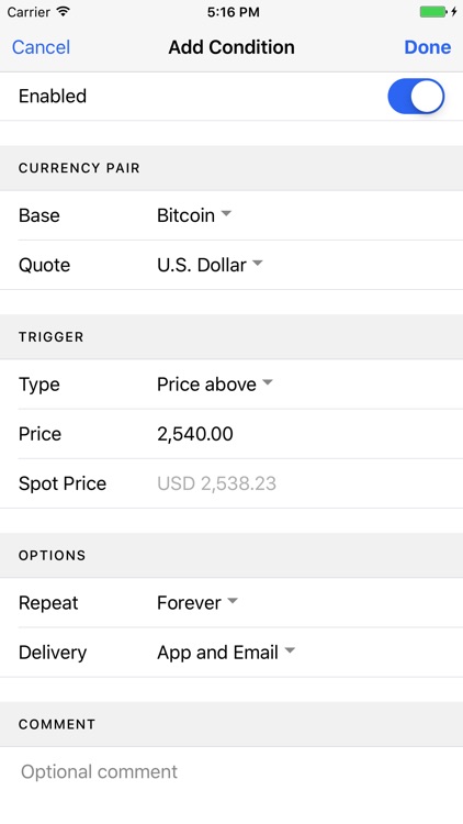 Cryptos - Bitcoin, Ethereum, Charts and Alerts screenshot-3