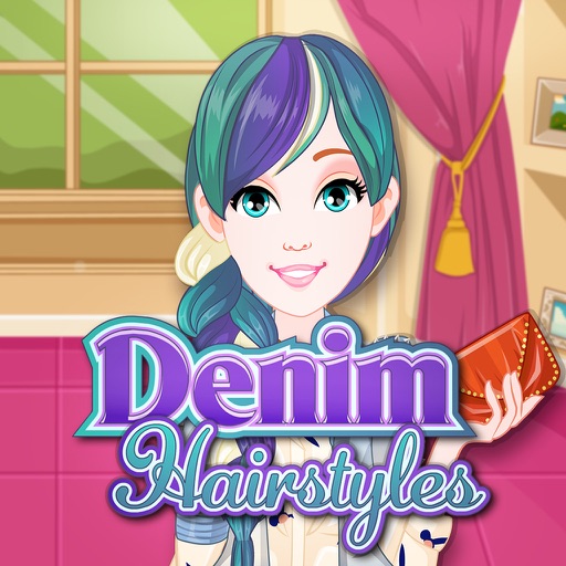 Makeover Games:Denim Hairstyles icon